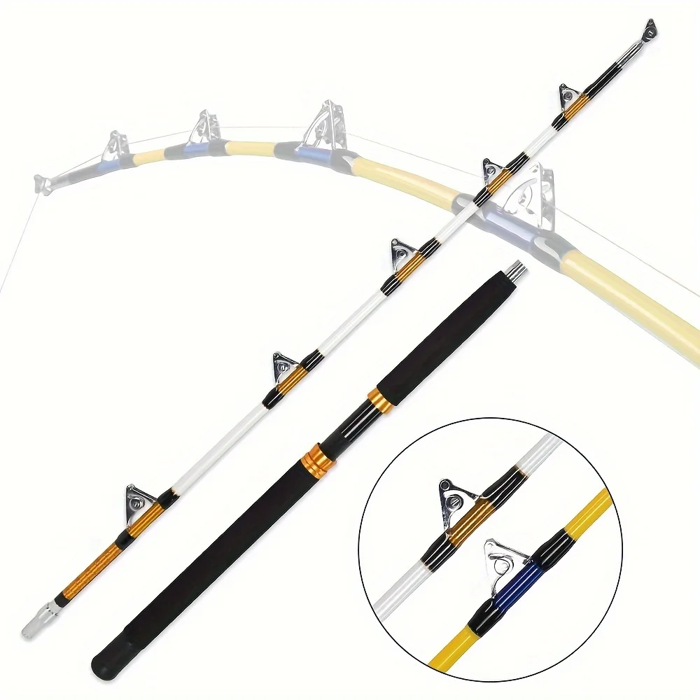 Fishing Rod Fly - KEEHOME Trolling Rod 2-Section Saltwater Offshore