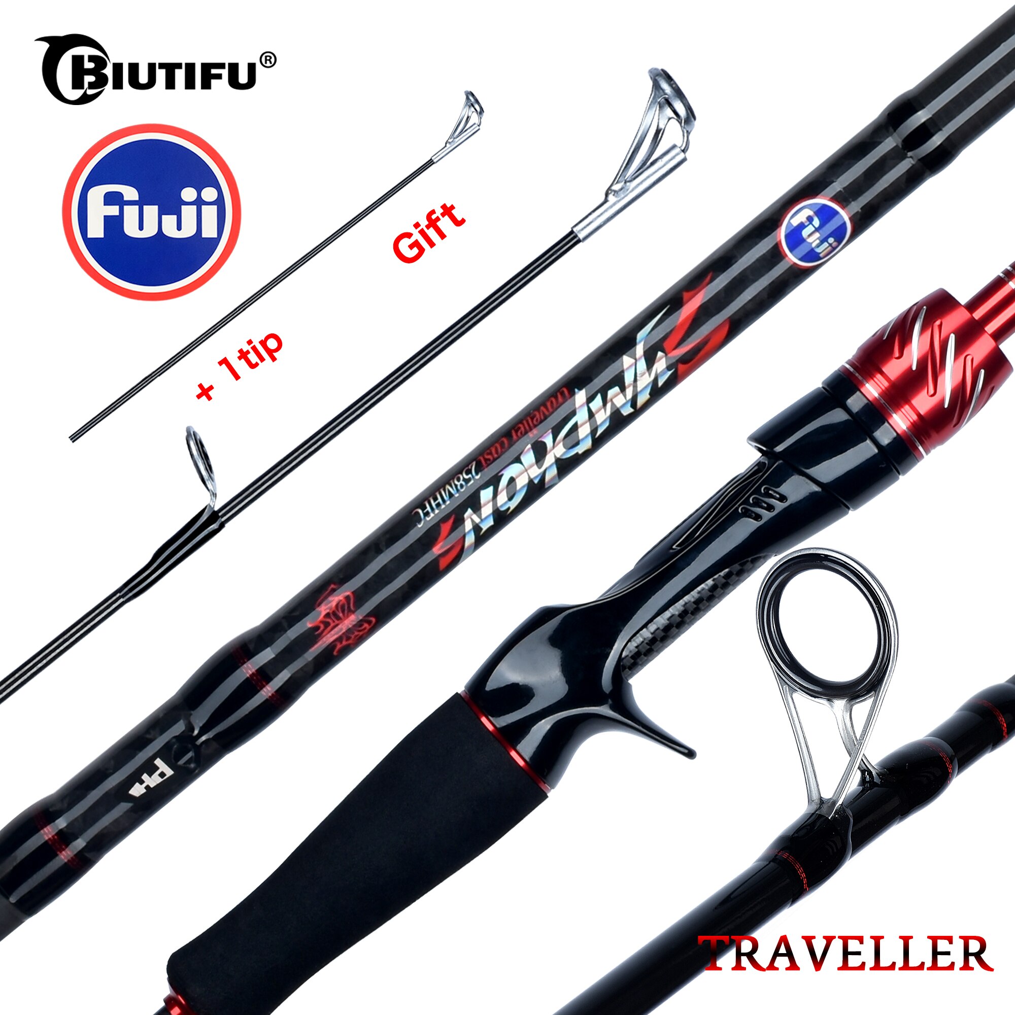 BIUTIFU Traveller Spinning Cas - Fishing Rod Surf incelemesi ve fiyatı