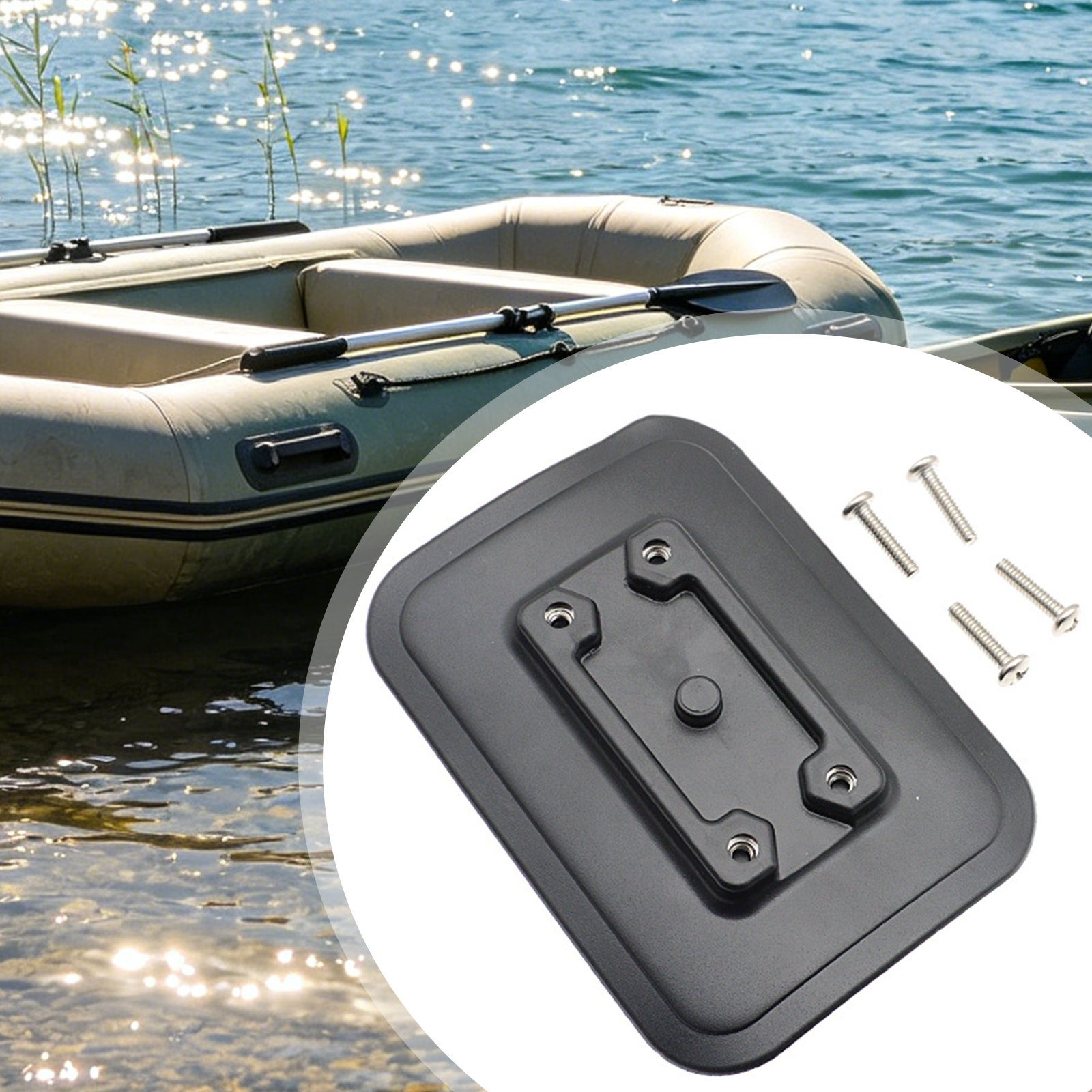 1 Set Inflatable Boat Fishing  - Fishing Rod Boat incelemesi ve fiyatı