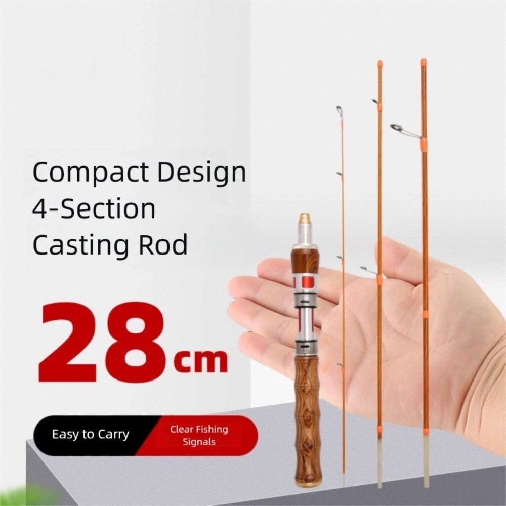 4 Sections Spinning Fishing Ro - Fishing Rod Carbon Fiber incelemesi ve fiyatı
