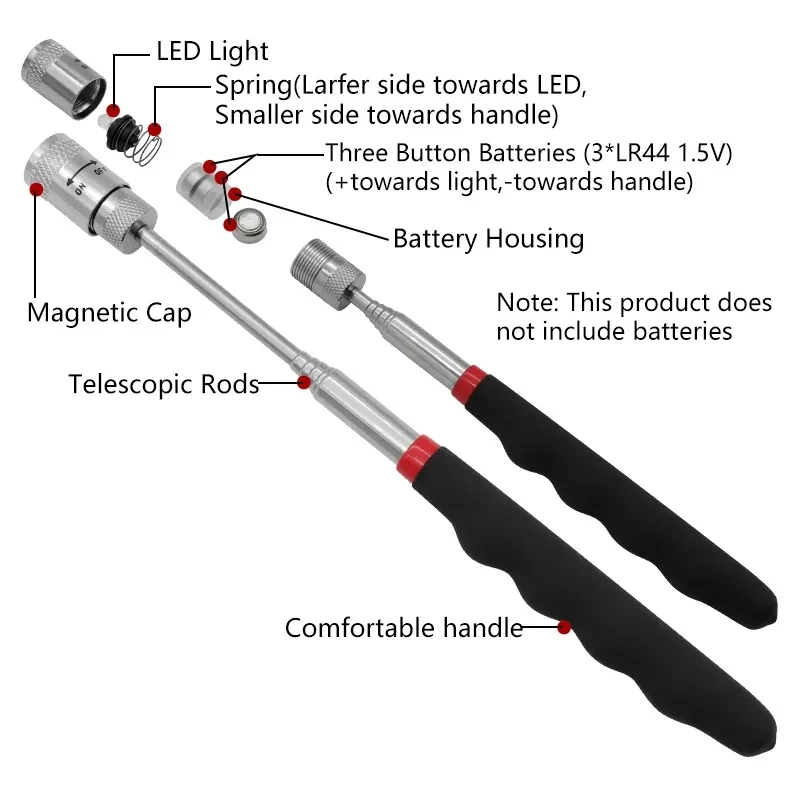 Telescopic Magnetic Pen with L - Fishing Rod Travel incelemesi ve fiyatı