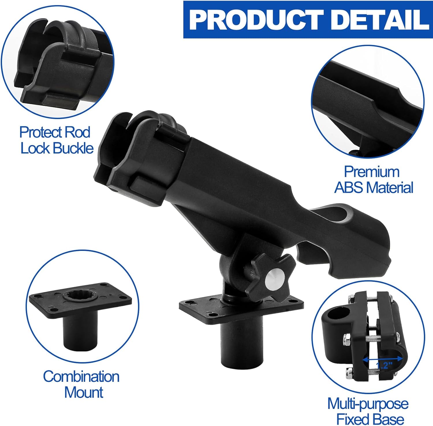 2 Pack Fishing Rod Holder with - Fishing Rod Combo incelemesi ve fiyatı