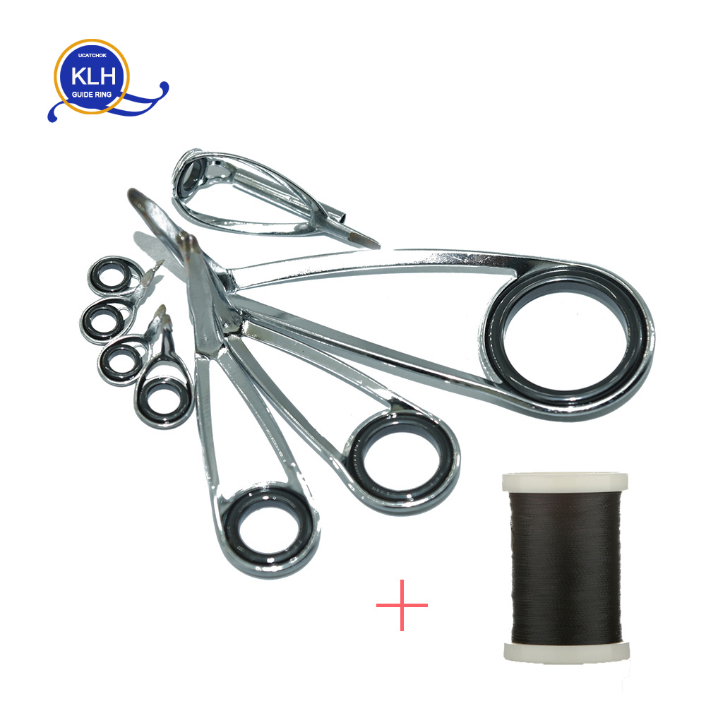 8pcs/Kit KLH Bracket Stainless - Fishing Rod Building Kit incelemesi ve fiyatı
