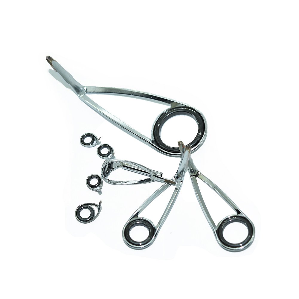 8pcs/Kit KLH Bracket Stainless - Fishing Rod Building Kit incelemesi ve fiyatı