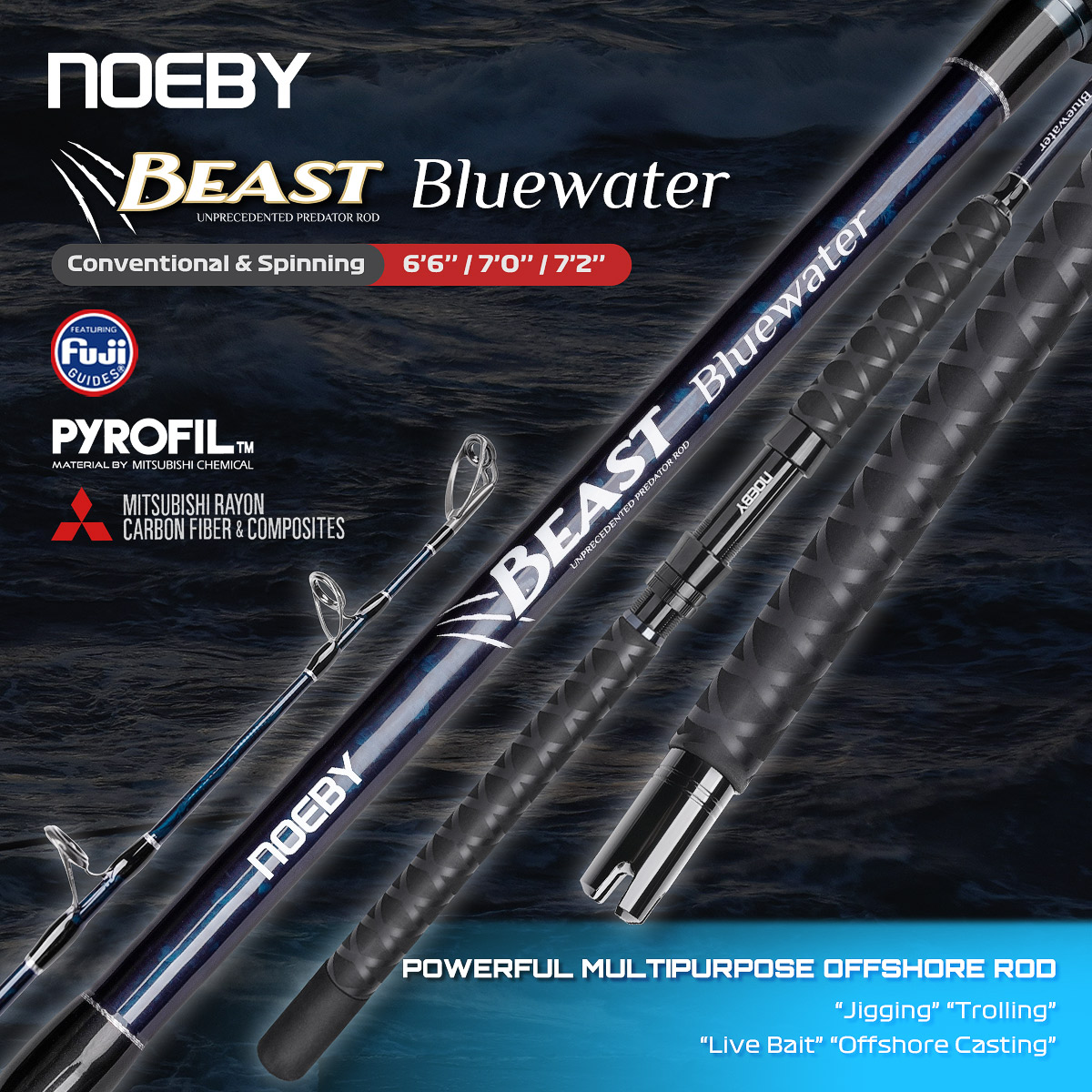 Noeby Beast Offshore Casting F - Fishing Rod Surf incelemesi ve fiyatı