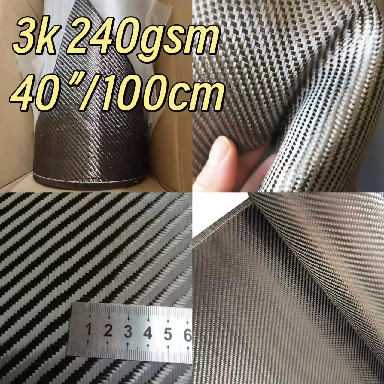 [Grade A+]3K 240gsm Real Carbo - Fishing Rod Carbon Fiber incelemesi ve fiyatı