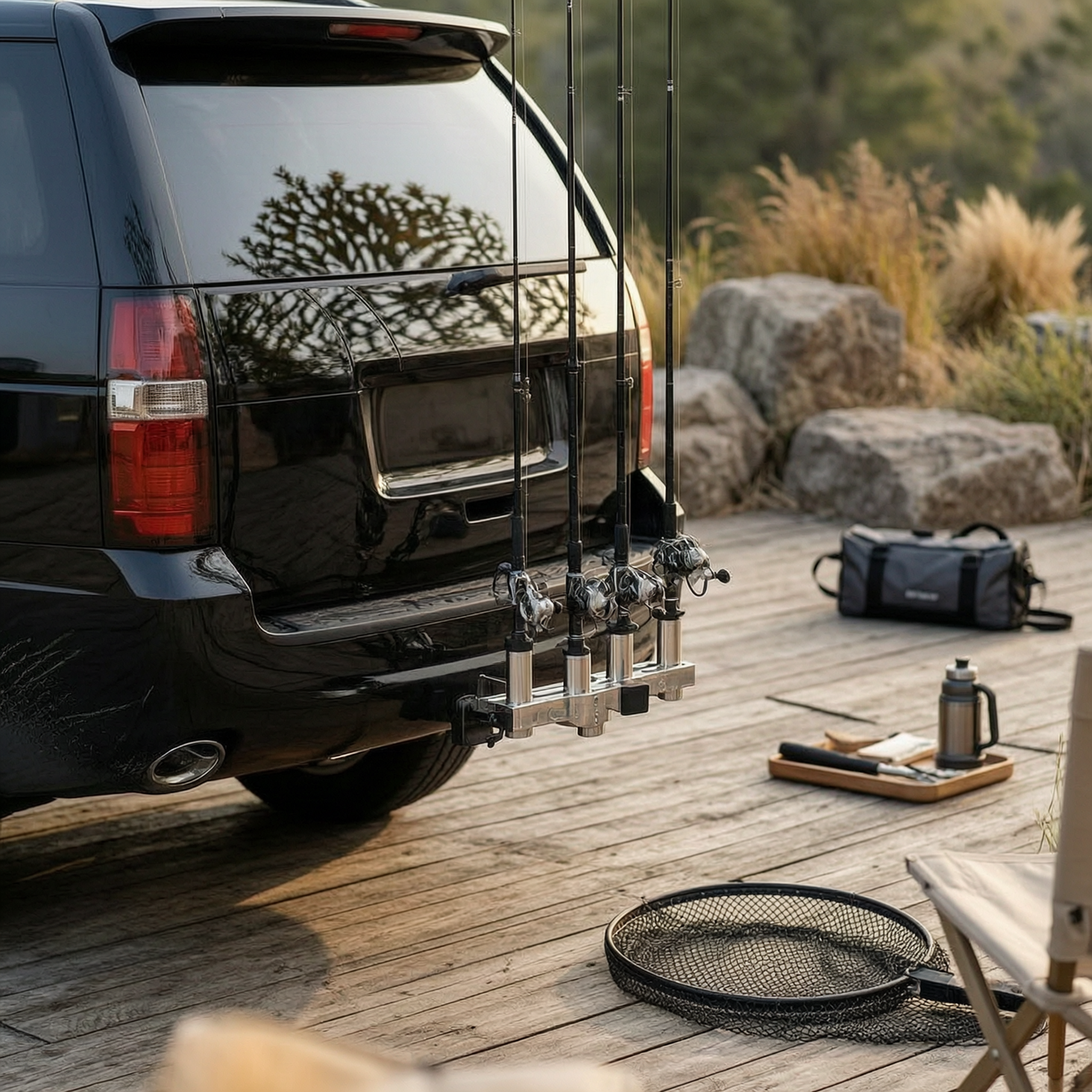Hitch Fishing Rod Holder Unive - Fishing Rod Rack incelemesi ve fiyatı