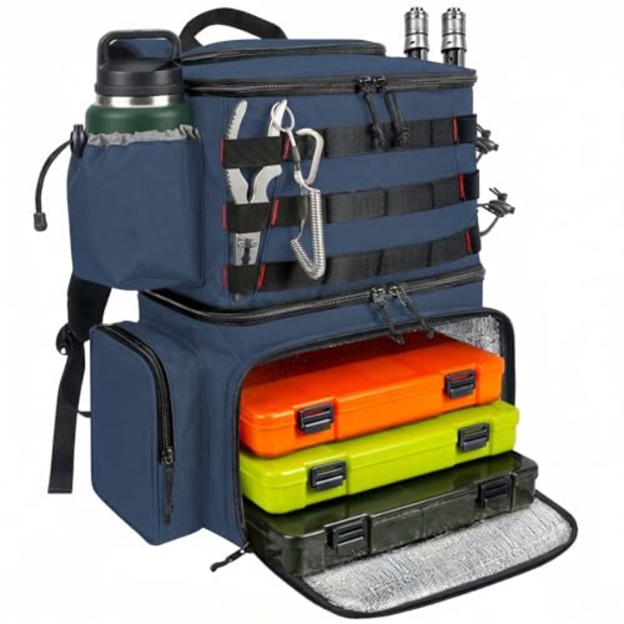 Fishing Backpack, Water Resist - Fishing Rod Holder incelemesi ve fiyatı