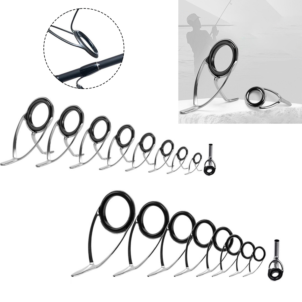 9pcs Stainless Steel Fishing R - Fishing Rod Repair Kit incelemesi ve fiyatı