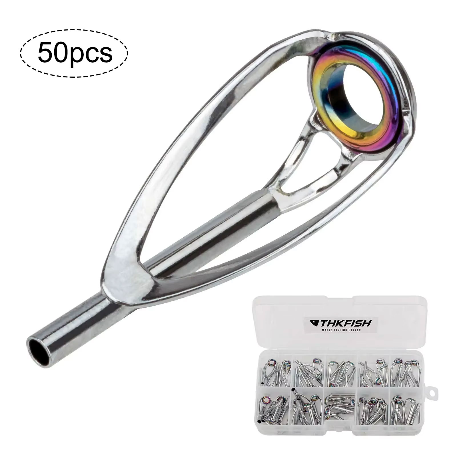50pcs Fishing Rod Tip Top Repa - Fishing Rod Tip Replacement incelemesi ve fiyatı