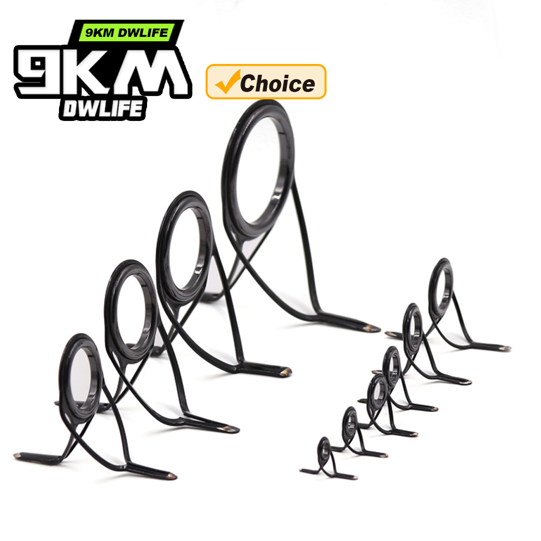 9KM OB Curved Rod Guide Kit 10 - Fishing Rod Building Kit incelemesi ve fiyatı