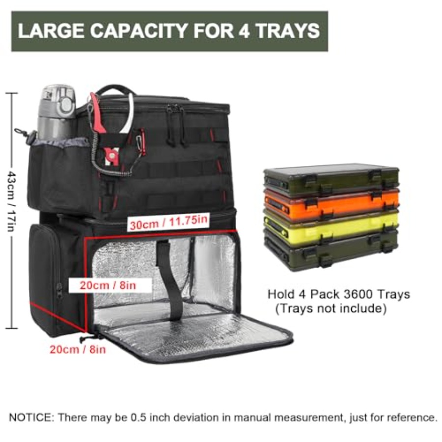 Fishing Backpack, Water Resist - Fishing Rod Holder incelemesi ve fiyatı