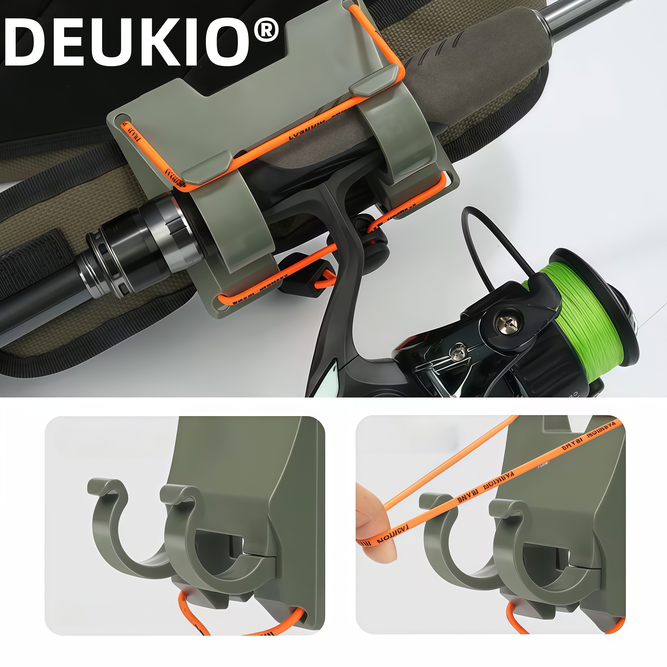 DEUKIO Outdoor Belt Clip Rod H - Fishing Rod Fly incelemesi ve fiyatı