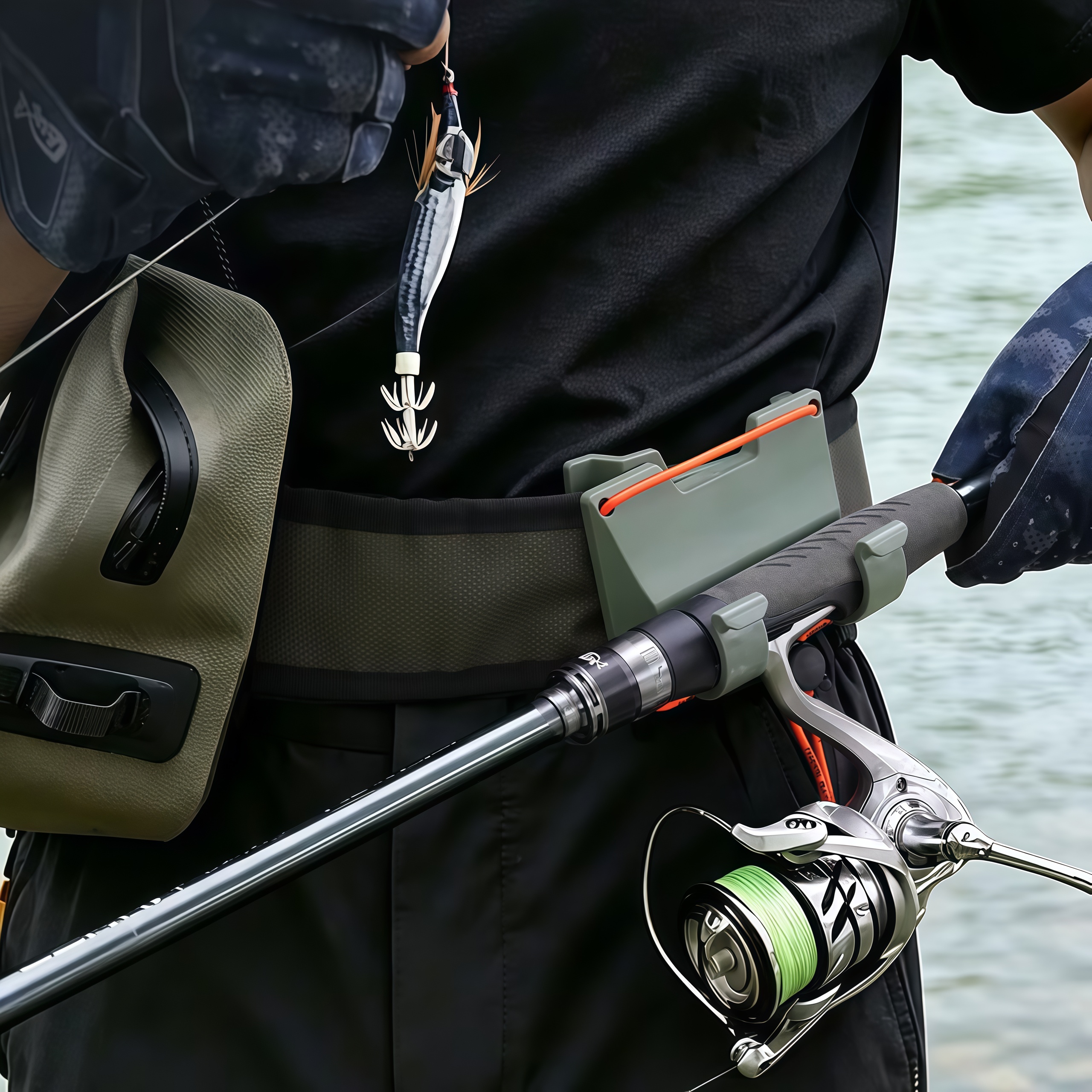DEUKIO Outdoor Belt Clip Rod H - Fishing Rod Fly incelemesi ve fiyatı