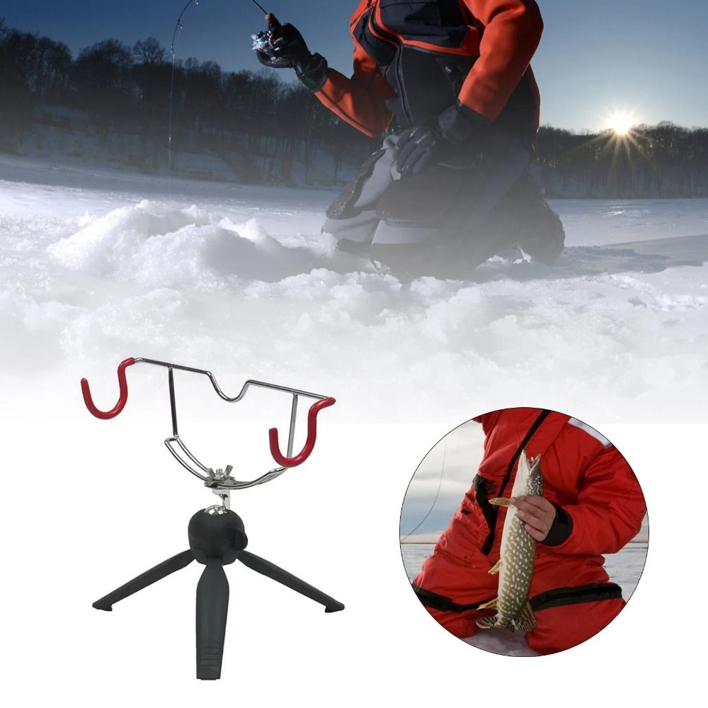 360° Adjustable Ice Fishing Ro - Fishing Rod Rack incelemesi ve fiyatı
