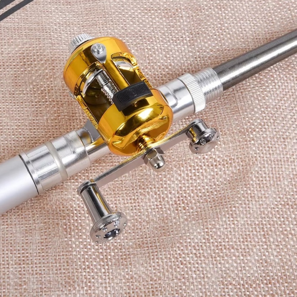 Mini portable steel pen fishin - Fishing Rod Case incelemesi ve fiyatı