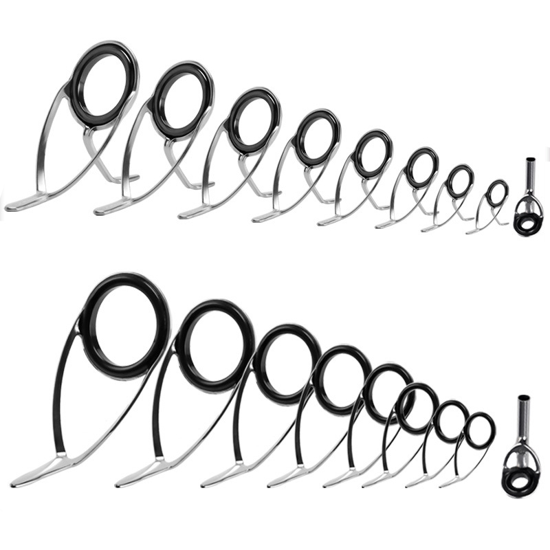 9Pcs Fishing Rod Guides Ring R - Fishing Rod Building Kit incelemesi ve fiyatı