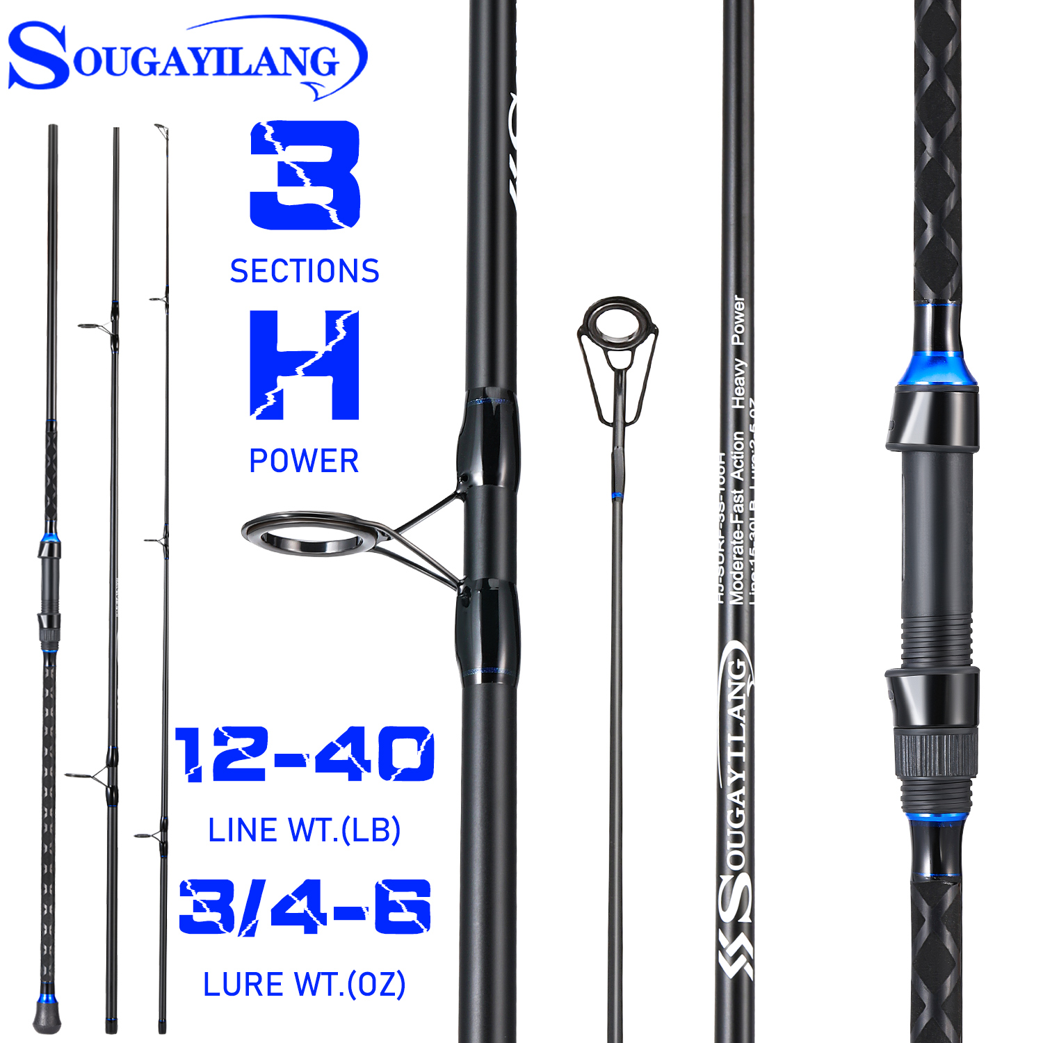 Sougayilang 3sections Spinning - Fishing Rod Surf incelemesi ve fiyatı