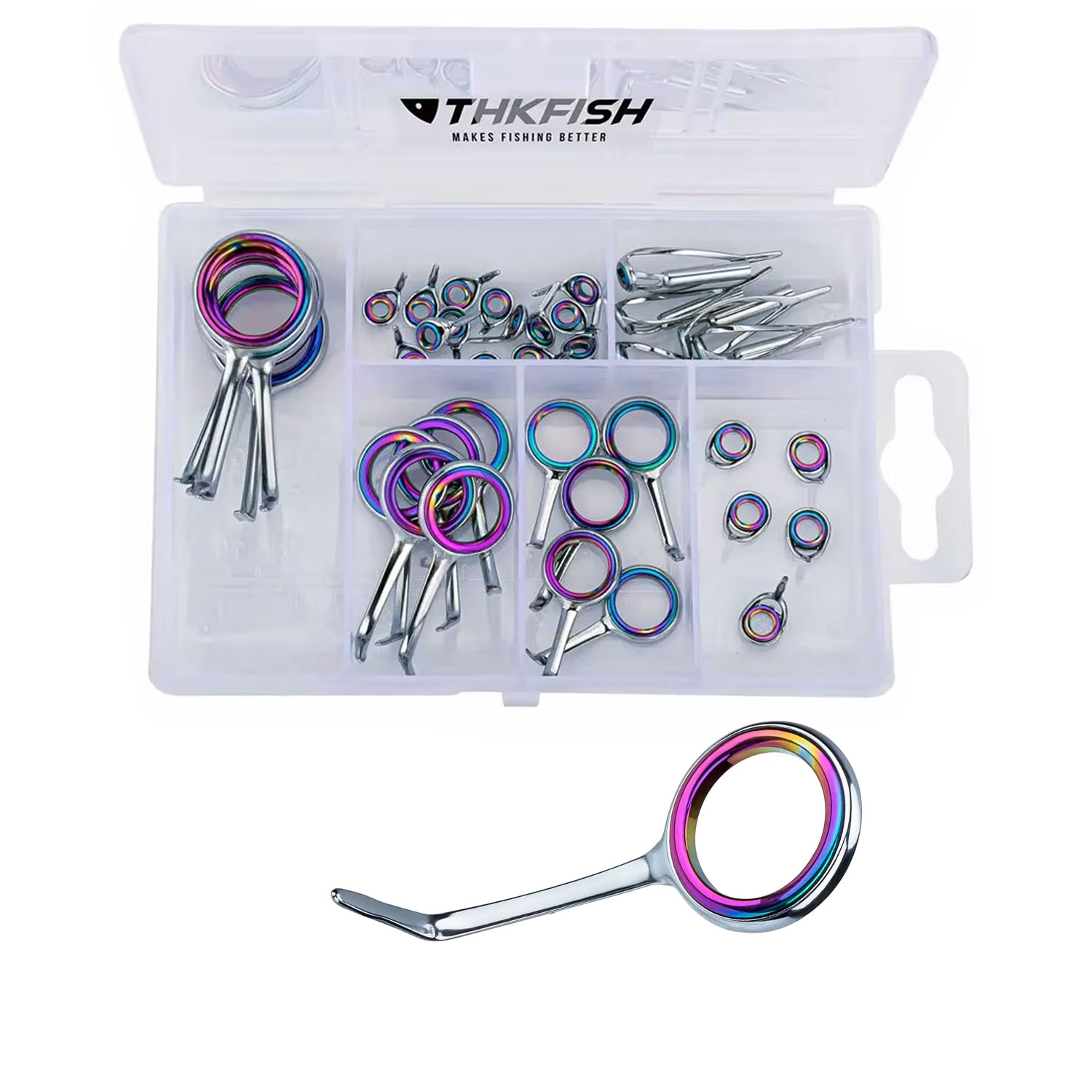 40pcs Colorful Fishing Rod Gui - Fishing Rod Tip Replacement incelemesi ve fiyatı