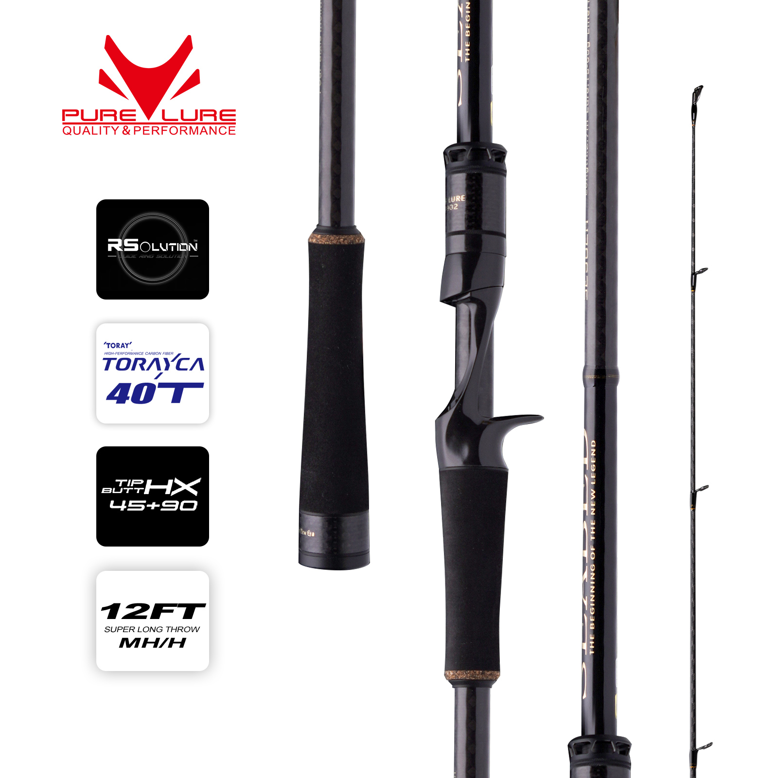PURELURE SEABED 12FT 3.0m 3.3m - Fishing Rod Surf incelemesi ve fiyatı