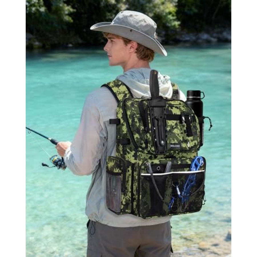 Fishing Backpack with Rod Hold - Fishing Rod Holder incelemesi ve fiyatı